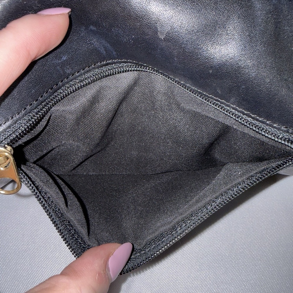 Vintage Coach Canteen Waist Fanny Pack Sling Black Leather Bag Purse 1997 - Picture 7 of 15